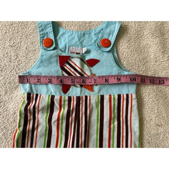 Sam & Sydney 6-12m Smocked and stripped Longall. - Picture 11 of 13